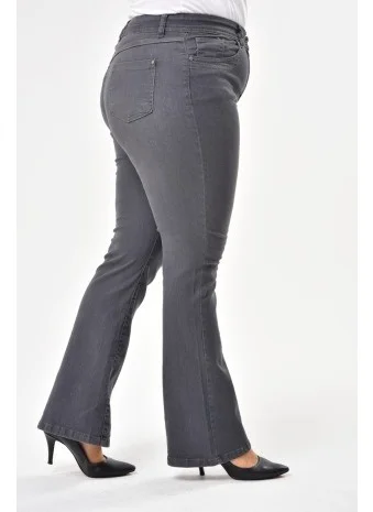 Era Lisa Bell-bottom Lycra Plus Size Jeans