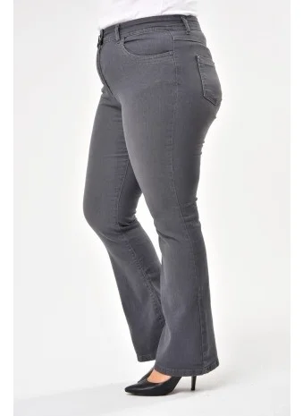 Era Lisa Bell-bottom Lycra Plus Size Jeans