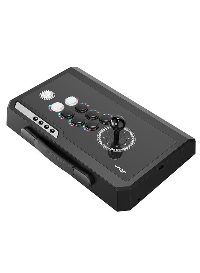 Qanba Q4-qs 4-in Heavy-duty Arcade Game Joystick, Square And Round Dual-use Controller, Compatible With Mobile, Switch, Pc, Ps3, Pc, Steam, Street Fighter 6, Iron Fist 8 - Image 3