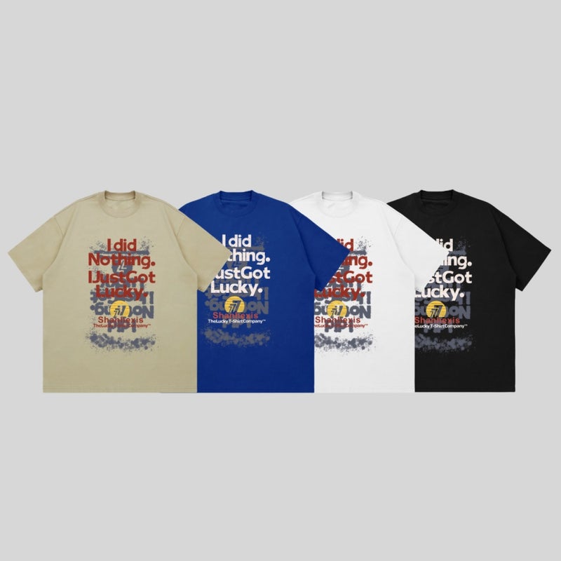 Heavy 260g 2024 Summer new American retro short-sleeved printed T-shirt men's round neck design loose top - Image 2