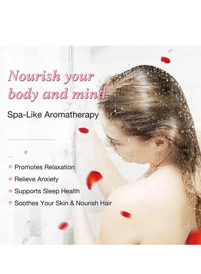 2PCS Vitamin C Shower Filter, Water Softener  Chlorine Removal, Aromatherapy Scented Purifier for Dry Skin  Hair Care, Easy Installation (Lavender + Ylang Ylang) - Image 3