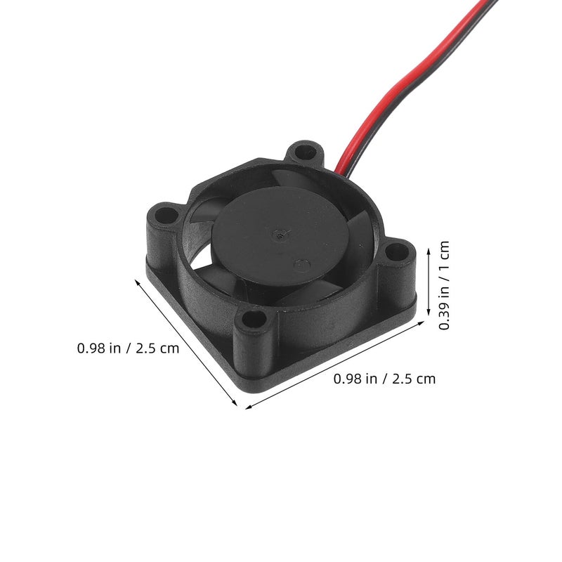 25mm Adjustable Speed DC Axial Ultra Quiet Cooling Fan For Computer Case Electronics - Image 3