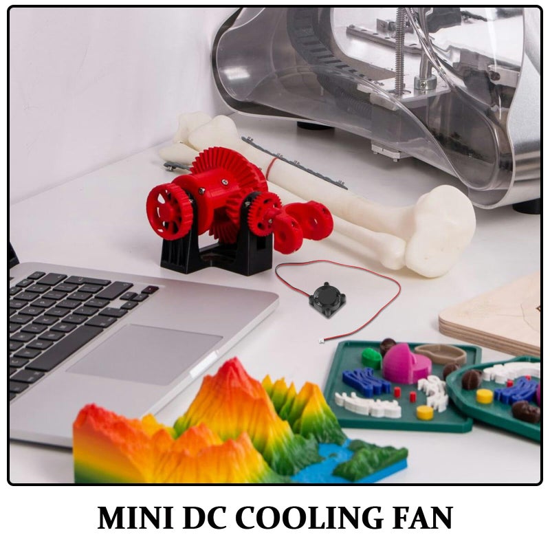 25mm Adjustable Speed DC Axial Ultra Quiet Cooling Fan For Computer Case Electronics - Image 4