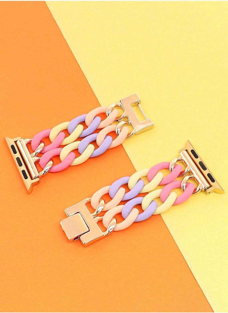 Solid Acrylic Apple Watch Strap For Women | 42mm/44mm/45mm - pzsku/Z8C29F9F4CA725753D26BZ/45/_/1741077188/47c587c3-2657-4cff-affa-a644b8868125