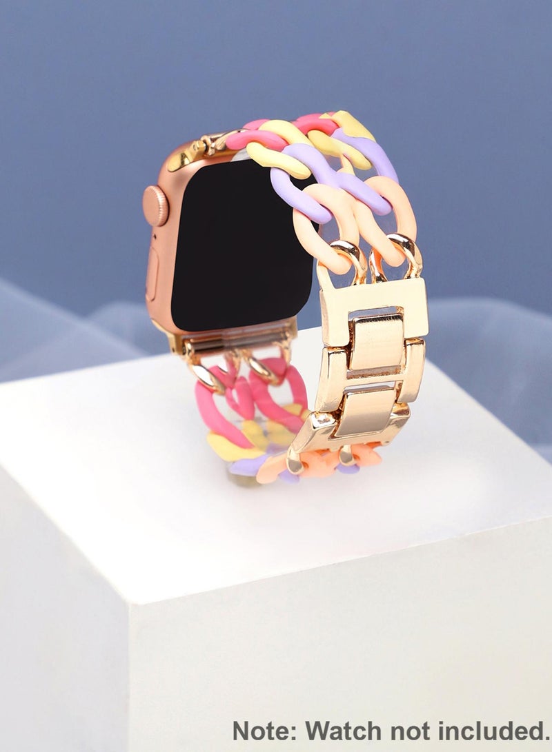 Haute Sauce Solid Acrylic Apple Watch Strap For Women | 42mm/44mm/45mm - Image 3