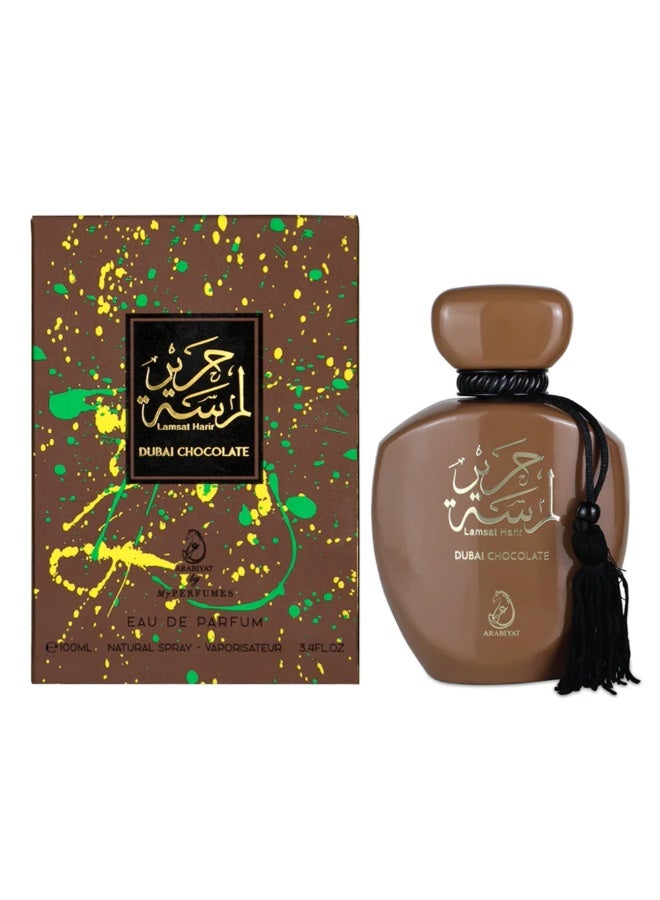 my perfumes LAMSAT HARIR DUBAI CHOCOLATE from ARABIYAT Eau De Parfum for Men and Women 100ml - Image 1