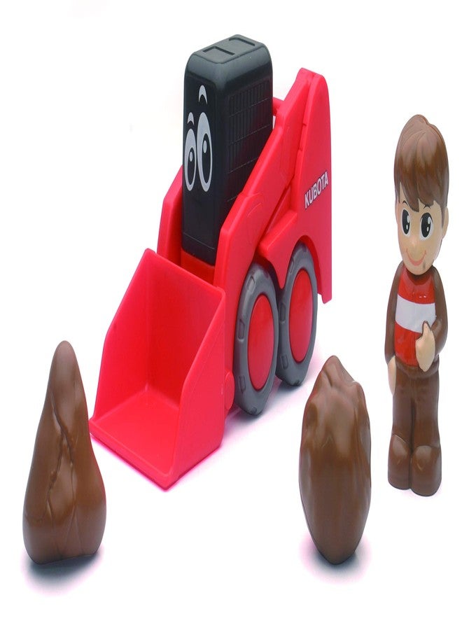 NewRay Kubota Pre-School Lil' Orange Skid Steer Play Set - Image 1