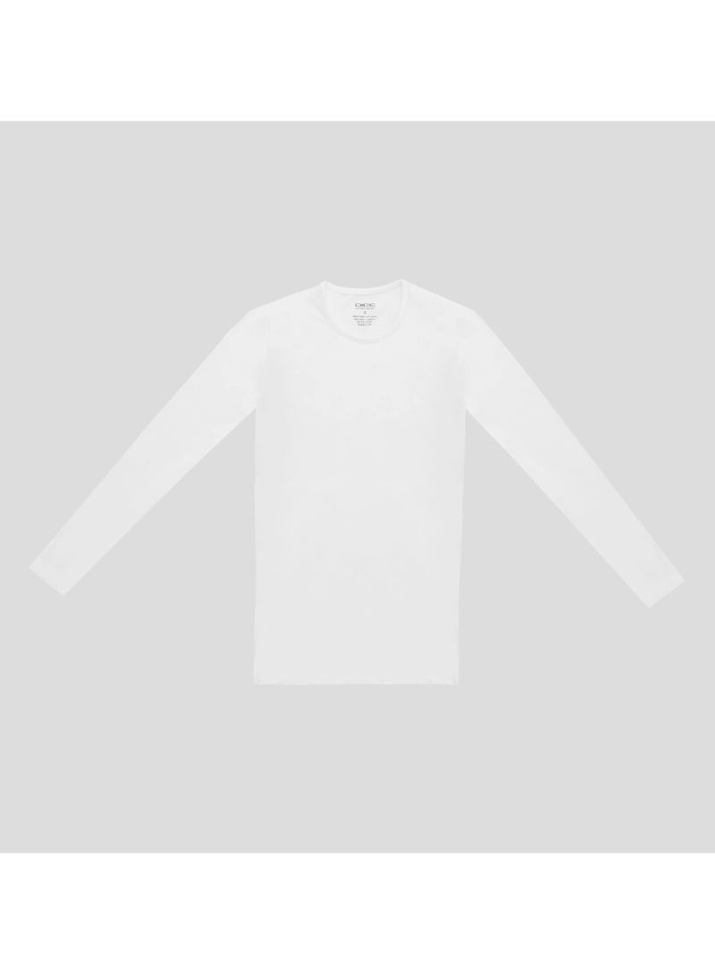 DICE Men's Long Sleeve Cotton Lycra Undershirt Slim Fit, Thermal Base Layer for Everyday - Image 3