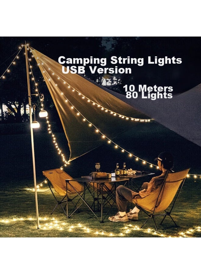MOTIE Motie String Lights, Outdoor Camping Light Equipment, Led Colorful Lights, Star Lights, Christmas Tent Lights, Decorative Lights  - Image 1