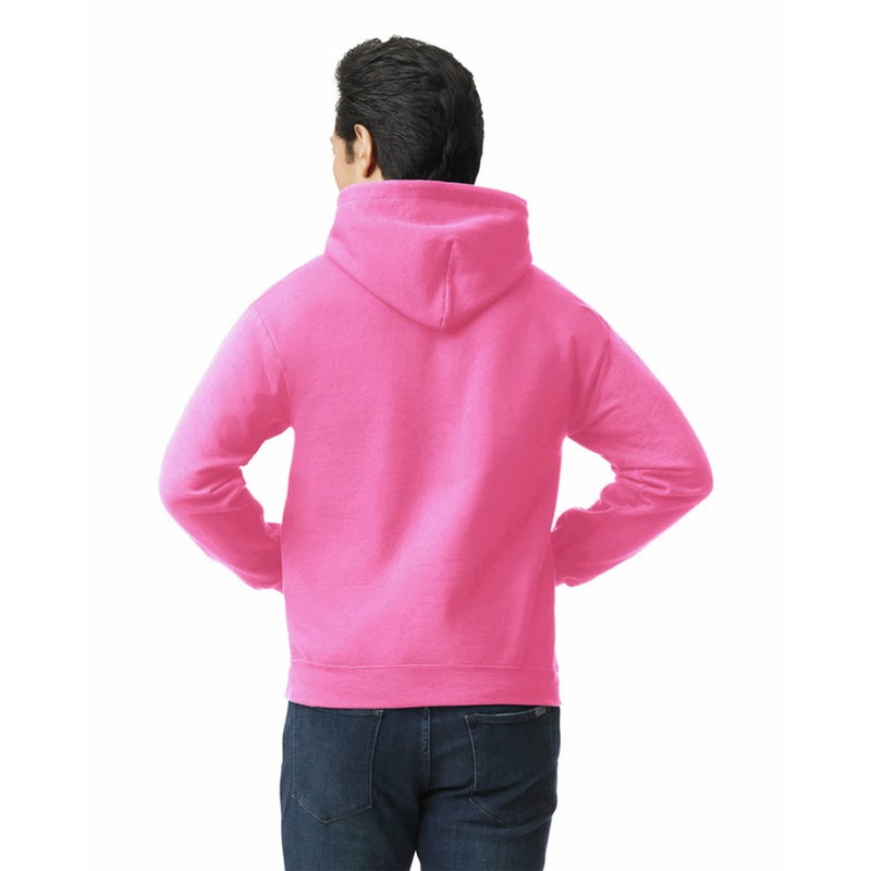 Gildan Adult Fleece Hoodie Sweatshirt, Style G18500, Multipack, Safety Pink (1-Pack), Large - Image 4