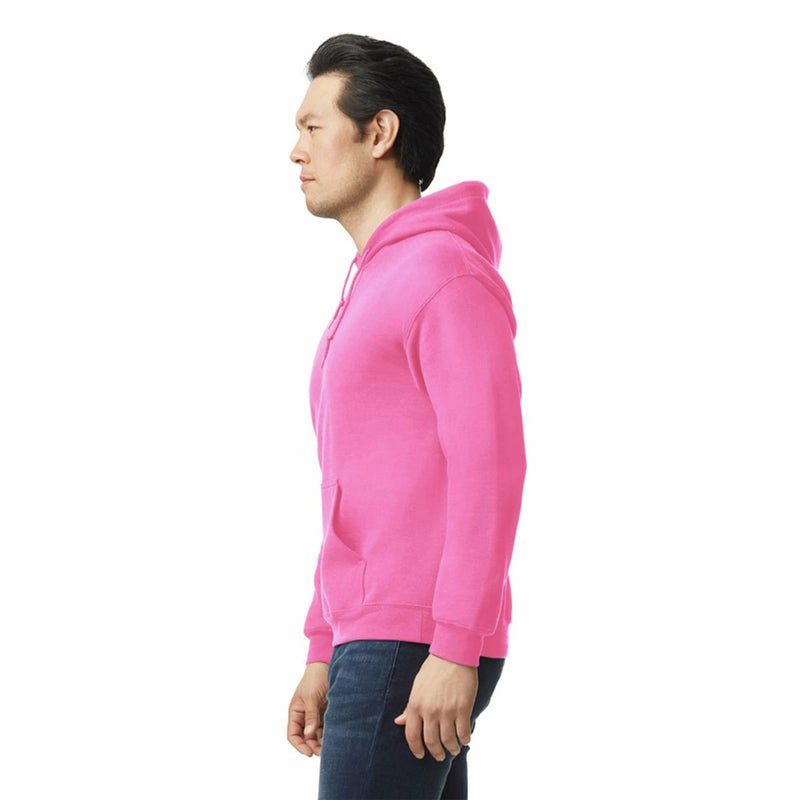 Gildan Adult Fleece Hoodie Sweatshirt, Style G18500, Multipack, Safety Pink (1-Pack), Large - Image 2