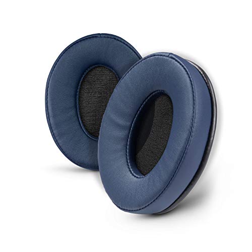 Brainwavz ProStock ATH M50X Upgraded Earpads - Designed To NOT Alter The Sound But To Improve Comfort & Style, Vegan Leather (Dark Blue) - Image 1