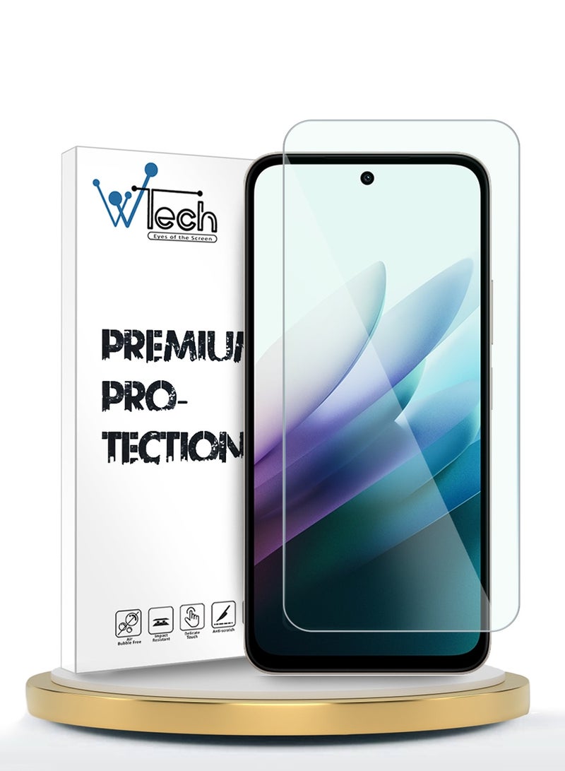 Wtech Xiaomi Redmi 15 5G 2025 WTech Premium Series Curved Edges 9H 2.5D Tempered Glass Screen Protector (MSG9CN) - Clear - Image 1