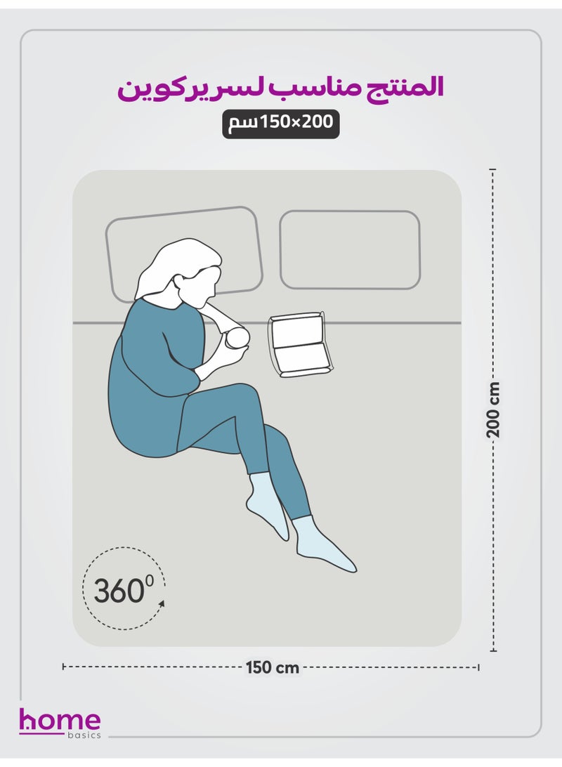 Donetella Bedding Fitted Sheet - Fits 150x200 Cm Bed For Queen Bed 3 Pcs (1 Fitted Sheet and 2 Pillowcases) - 30 Cm Deep Pocket - Solid Bed Sheet - Image 2