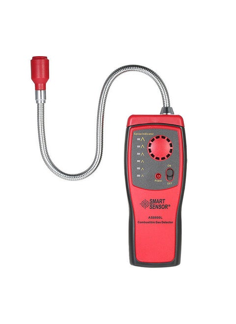 SMART SENSOR Brand New Handheld Portable Automotive Mini Combustible Gas Detector Gas Leakage Location Determine Tester with Sound and Light Alarm