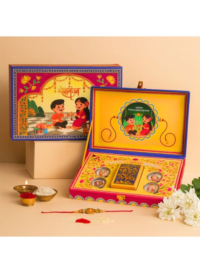 KHUSHBOO JEWELS 10 GRAM 999 SILVER RAKSHA BANDHAN MUSICAL SHAGUN MINTED COINS - Image 1