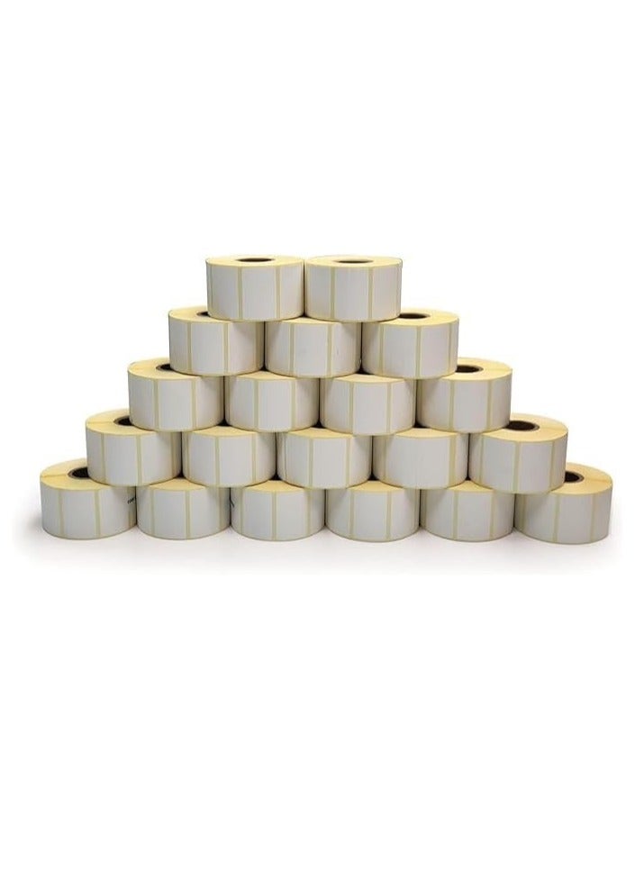 ديسيجيباك ملصقات باركود دي سي جي باك، ملصقات حرارية مباشرة بحجم 1.49 × 0.98 بوصة، 1000 ملصق في كل لفة (38 مم × 25 مم) مستخدمة لطباعة ملصقات الشحن، علبة مكونة من 1 - Image 5