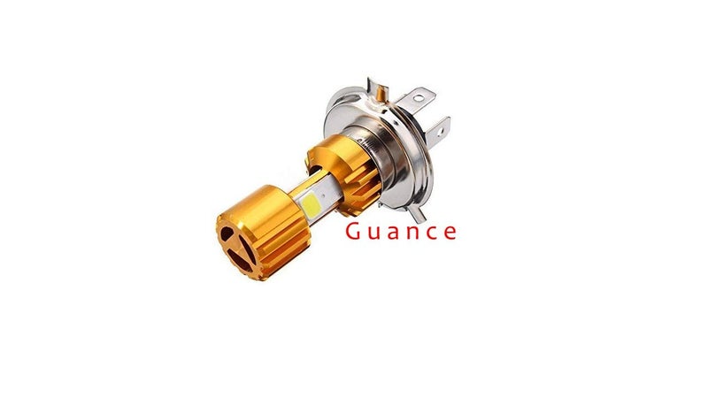 Guance H4 3COB Cree Motorcycle Golden COB LED Hi/Lo Beam Front Headlight for Yamaha Ray ZR 125 - Image 3