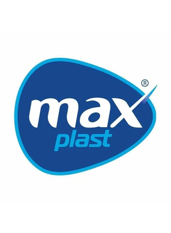 ماكس بلاست 3 قطع من برطمانات البقوليات من ماكس بلاست بلون غطاء أبيض, من البلاستيك الامن و الصحى, خامات عالية الجودة من ماكس بلاست حجم 1400 ملل - Image 4