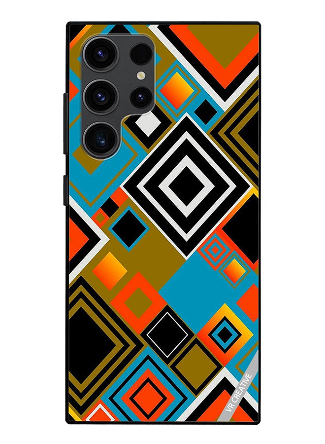 VR CREATIVE Protective Case Cover For Samsung Galaxy S24 Ultra Texture Design Multicolour - Image 1