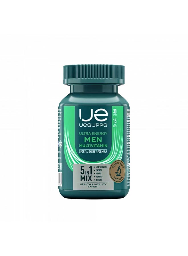 جي ام بي تركيبة الفيتامينات المتعددة فائقة الطاقة للرجال، 30 قرصًا - Image 4