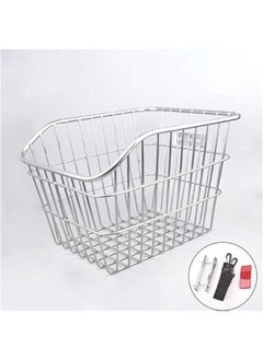 Generic Rear Bike Basket Bicycle Basket Fashion Storage Practical Bicycle Cargo Rack, Biking Rack Basket for Hiking Mountain Bikes  - Image 3