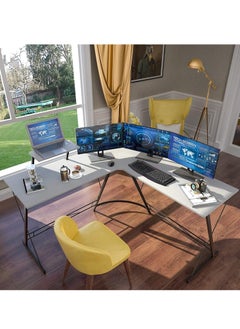 ZUIHAO Home Office Computer Table L Shaped Corner Desk 130cm  - Image 3