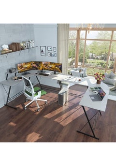 ZUIHAO Home Office Computer Table L Shaped Corner Desk 130cm  - Image 4