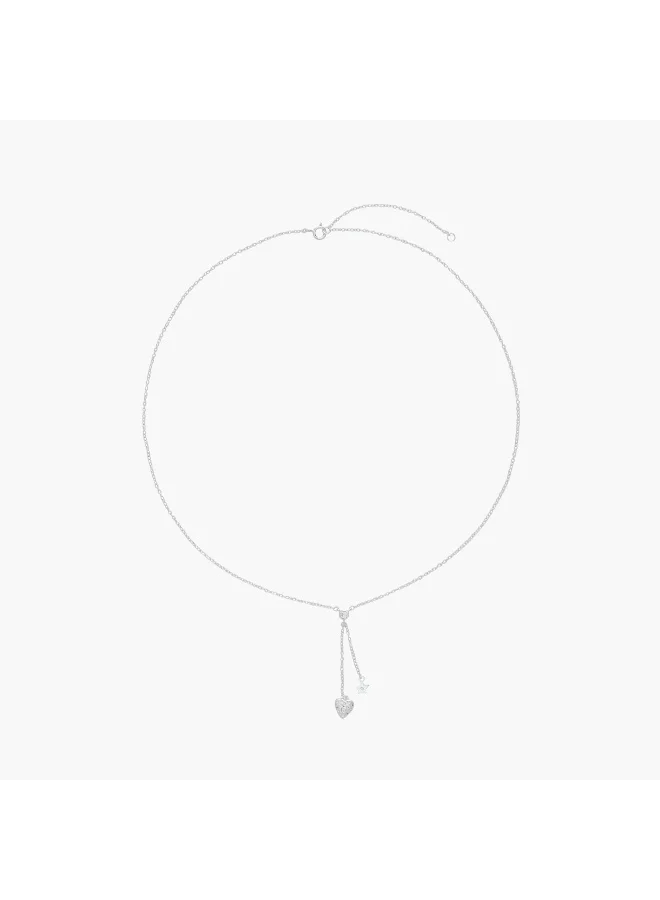 لايف ستايل Silver Tone Pendant Necklace
