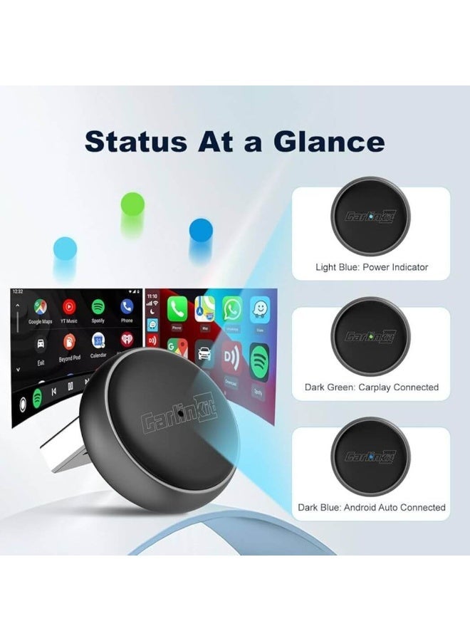 CarlinKit Mini Ultra 3 Wireless CarPlay & Android Auto Adapter - Image 3