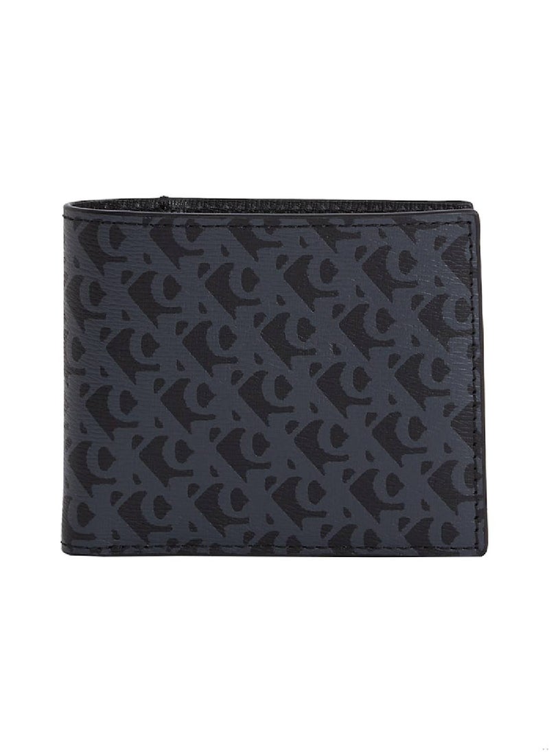 Calvin Klein Jeans Men's Bifold Wallet - Leather, Black  - Image 1