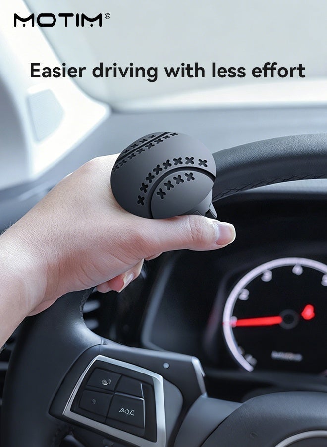 Motim 360° Rotating Steering Wheel Push Ball, Non-Slip Car Power Handle Steering Wheel Spinner, Multi-Function One-Hand Steering Assist - Image 5