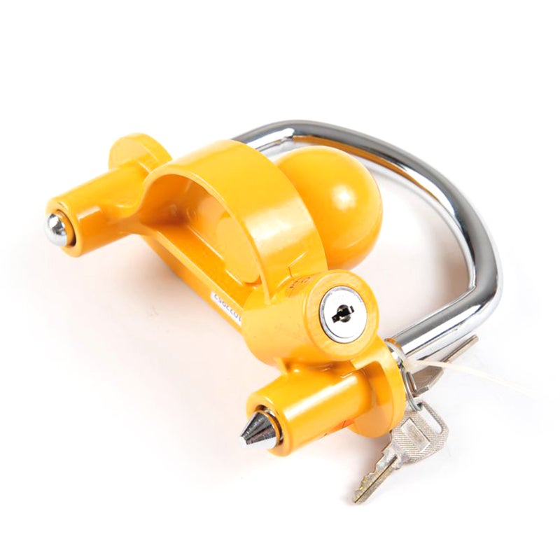 Trailer Coupler Lock: 1-7/8", 2", 2-5/16" Fit, Premium Rust-resistant Iron & Aluminum Alloy - Secure Locking Mechanism, Visible Theft Deterrent for Trailer Security - Image 5