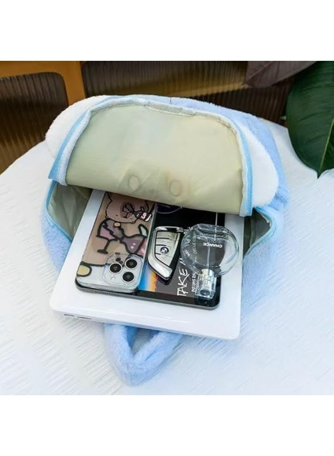 Velvet school bag for children, boys and girls | Cartoon print bag suitable for nursery and kindergarten | Lightweight backpack for toddlers, ideal for nursery, outings and travel, a great birthday gift for children - Image 3