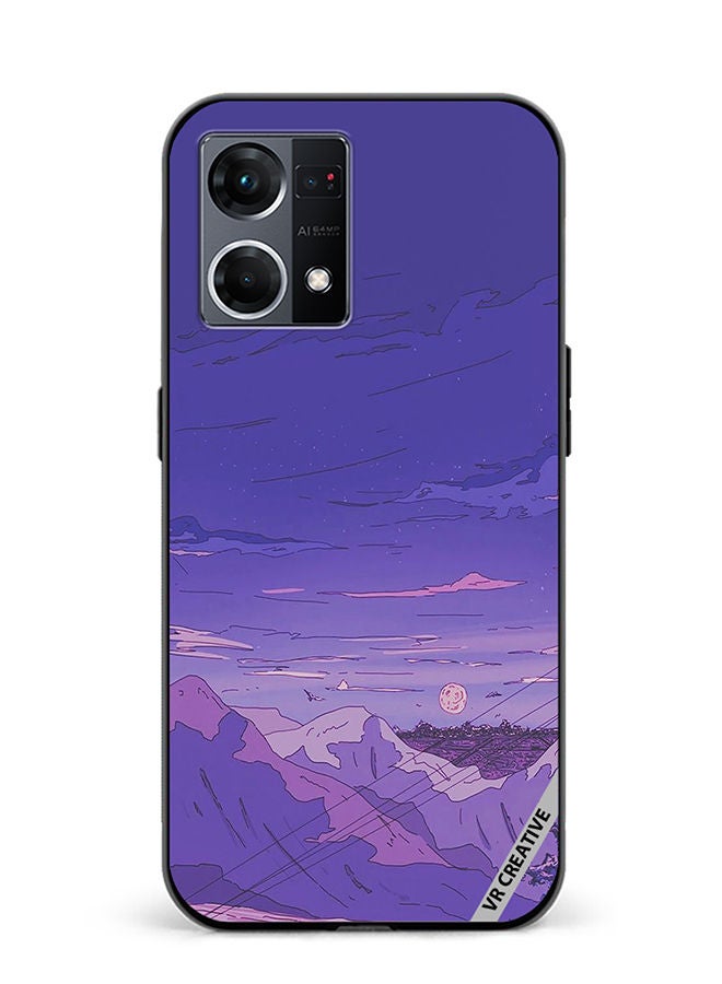 VR CREATIVE Protective Case Cover For Oppo Reno8 4G Nature Design Multicolour - Image 1