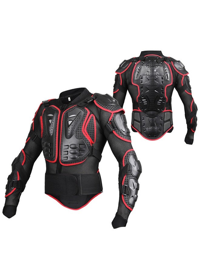 Bukela - Motorcycle Safety Jacket: CE-Certified Armor with Removable Pads & Ventilation - Bike Safety Gear for Off-Road, Racing, Skating CE-Certified Safety Armor - Image 1
