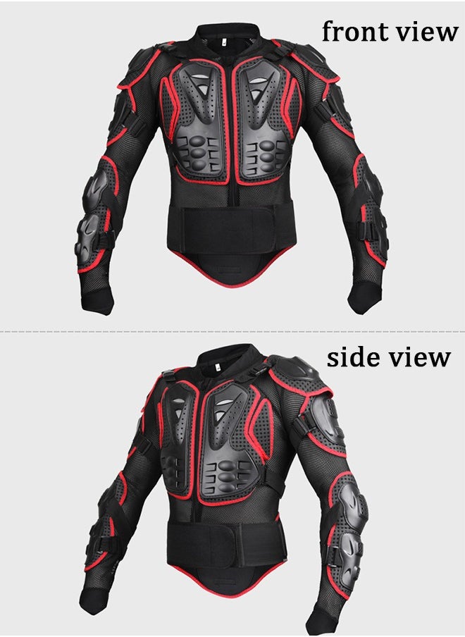 Bukela - Motorcycle Safety Jacket: CE-Certified Armor with Removable Pads & Ventilation - Bike Safety Gear for Off-Road, Racing, Skating CE-Certified Safety Armor - Image 1