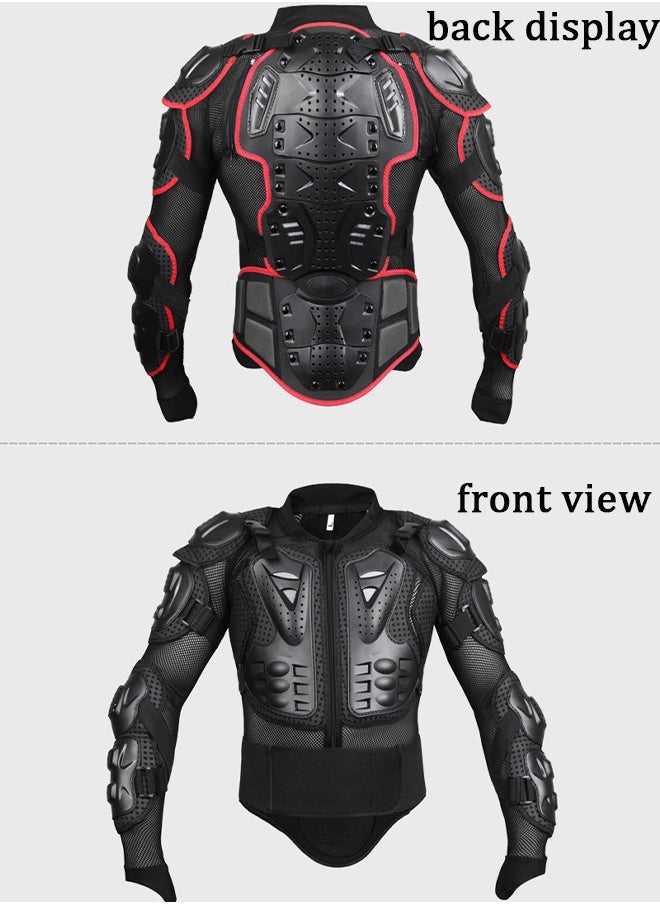 Bukela - Motorcycle Safety Jacket: CE-Certified Armor with Removable Pads & Ventilation - Bike Safety Gear for Off-Road, Racing, Skating CE-Certified Safety Armor - Image 1