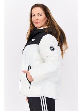 Reebok Women Sportswear Fit Outdoor Jacket, White  - Image 3