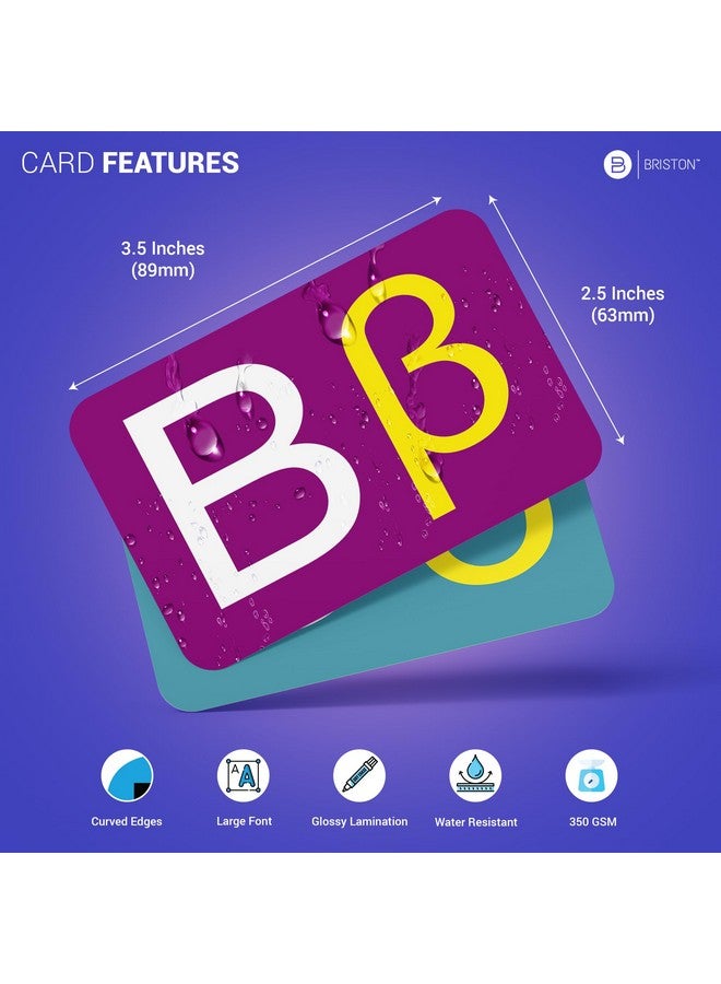 Briston Biblical Greek Alphabet Flash Cards - Educational Language Learning Resource for Memory & Sight Words - Fun Game Play - Grade School, Classroom, or Homeschool Supply - Briston Brand  - Image 3