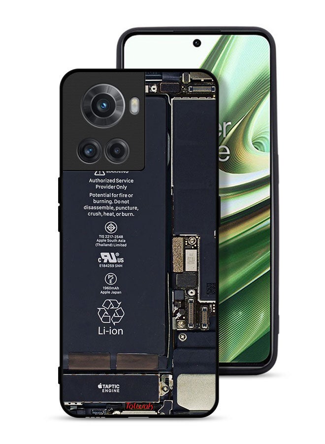 Tolwak OnePlus 10R 5G Protective Case Cover Phone Circuit Pattern - Image 1