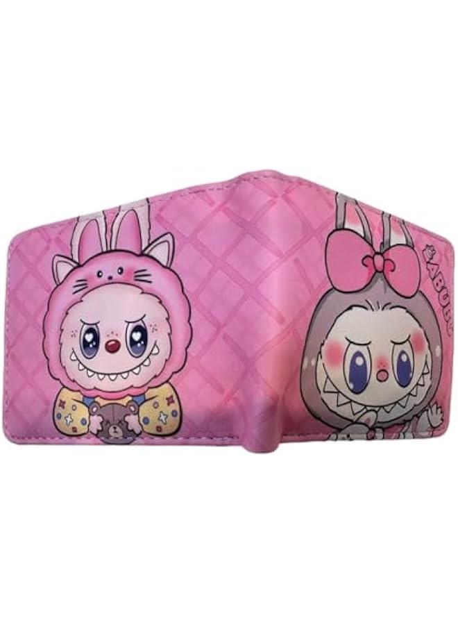 Arabest Labubu Wallet Can Accommodate Credit Cards Cash Burable Clutch Anime Wallet for Women Men, 4, One Size, Casual 