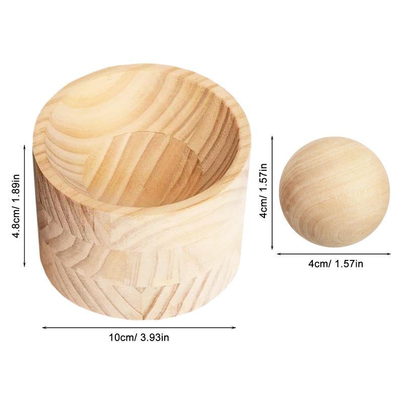 Wooden Dumpling Press Tool For Bao Bun Empanada Skin Maker Home DIY Mold - Image 3