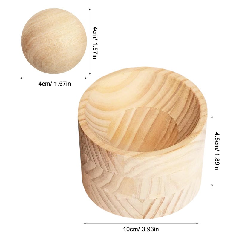 Wooden Dumpling Press Tool For Bao Bun Empanada Skin Maker Home DIY Mold - Image 5