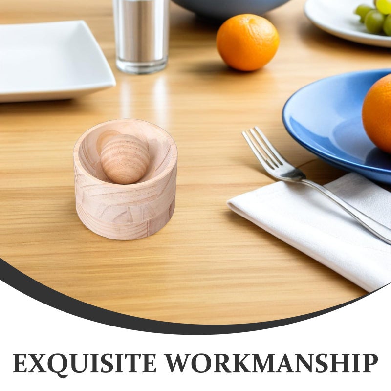Wooden Dumpling Press Tool For Bao Bun Empanada Skin Maker Home DIY Mold - Image 4