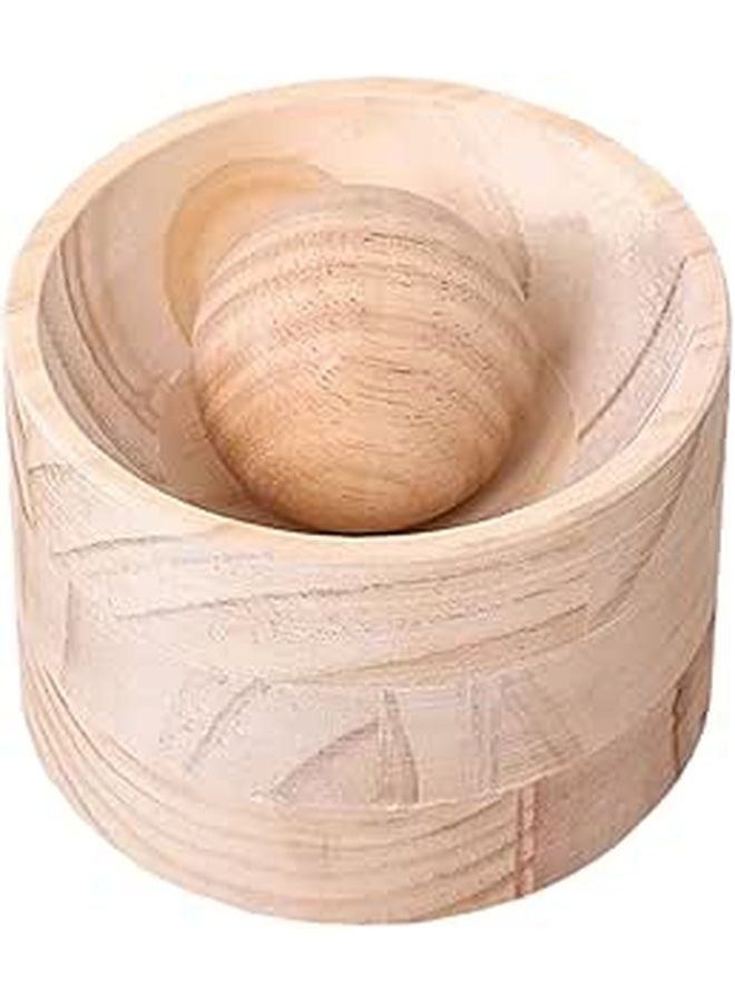 Wooden Dumpling Press Tool For Bao Bun Empanada Skin Maker Home DIY Mold - Image 1