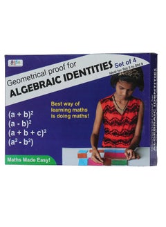 Kutuhal Kutuhal Algebraic Identities and Its Geometrical Proof Puzzle and Board Game Innovative Math Made Easy Series Educational School Project DIY Kit  - Image 1