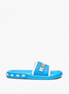 Kappa Boys' Logo Embossed Slip-On Slides  - Image 3