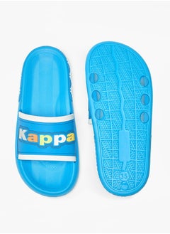 Kappa Boys' Logo Embossed Slip-On Slides  - Image 5