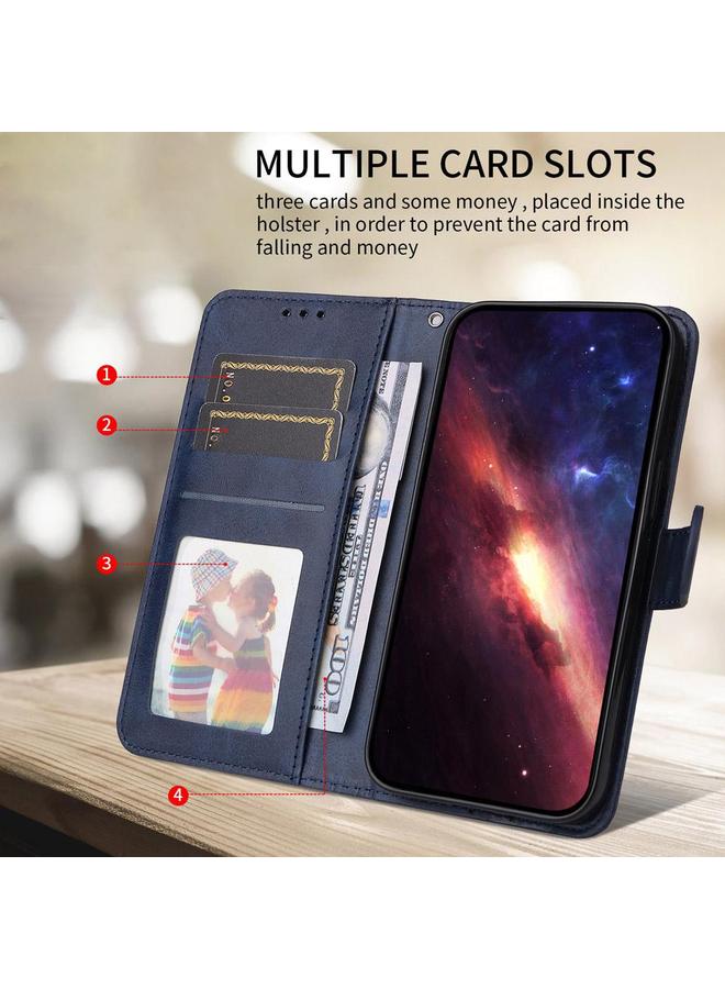 S-TOP Case For Realme 14 Pro+ Global Classic Calf Texture Flip Leather Phone Case - Image 3